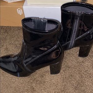 Faux leather booties! Super cute, worn once